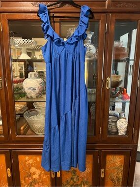 hm blue maxi dress Blue Maxi Dresses | Satin, Floral & Long Sleeve